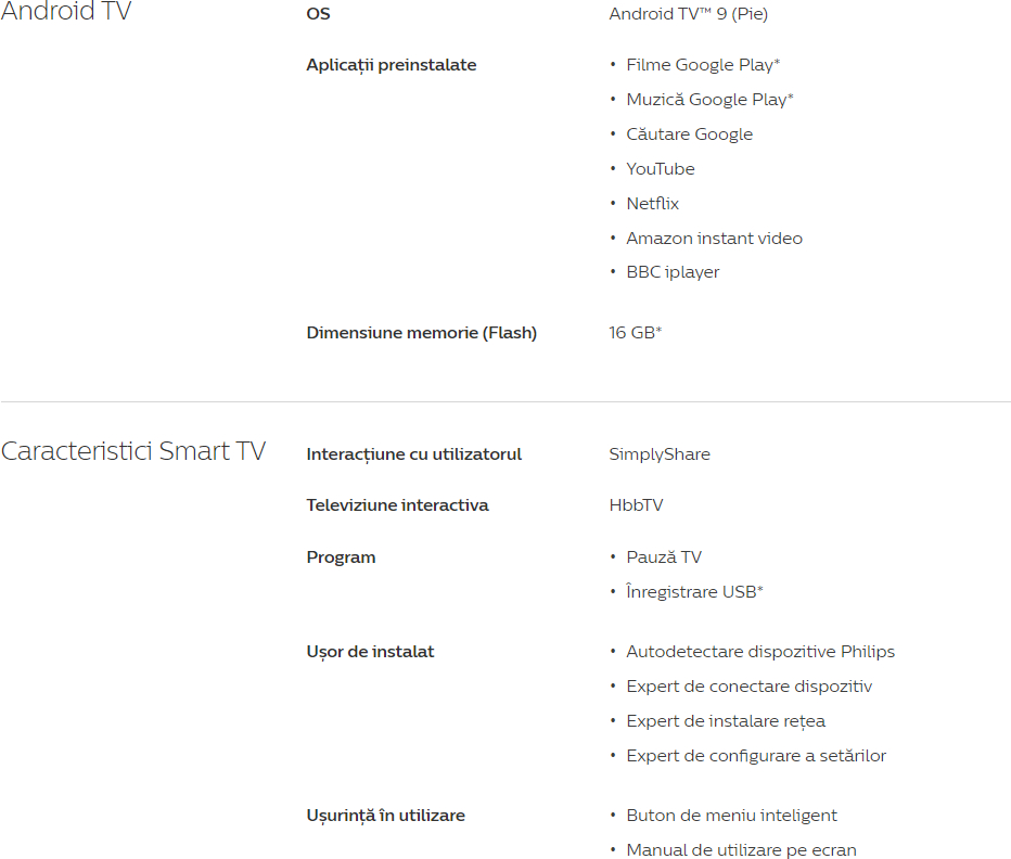 Android Philips Tv Led 4k Uhd Performance Series Diagonala 126 Cm