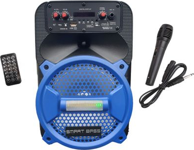 Boxa Profesionala Portabila Klausstech 50 W Display Led Microfon Inclus