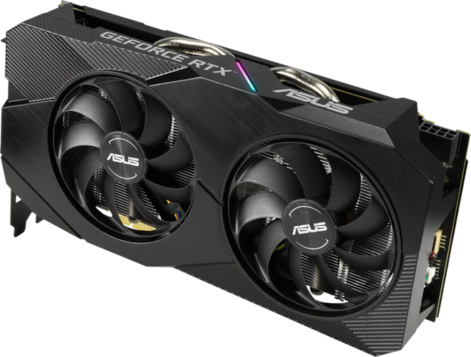 Placa video ASUS Dual GeForce RTX 2060 OC edition EVO 6GB GDDR6