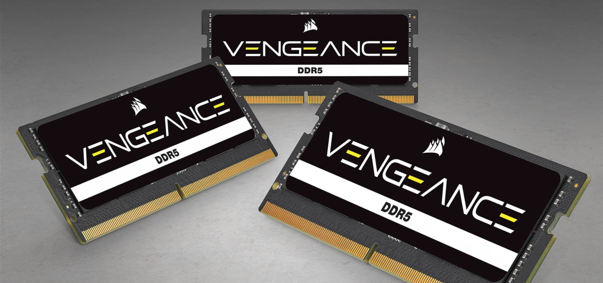 Kit RAM Laptop Corsair DDR5 32GB 4800MHz CL40 2X16GB Vengeance