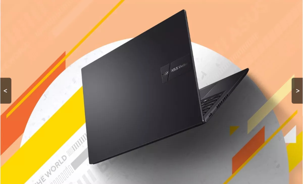Laptop ASUS Vivobook 16 M1605YA cu procesor AMD Ryzen 5 7430U pana