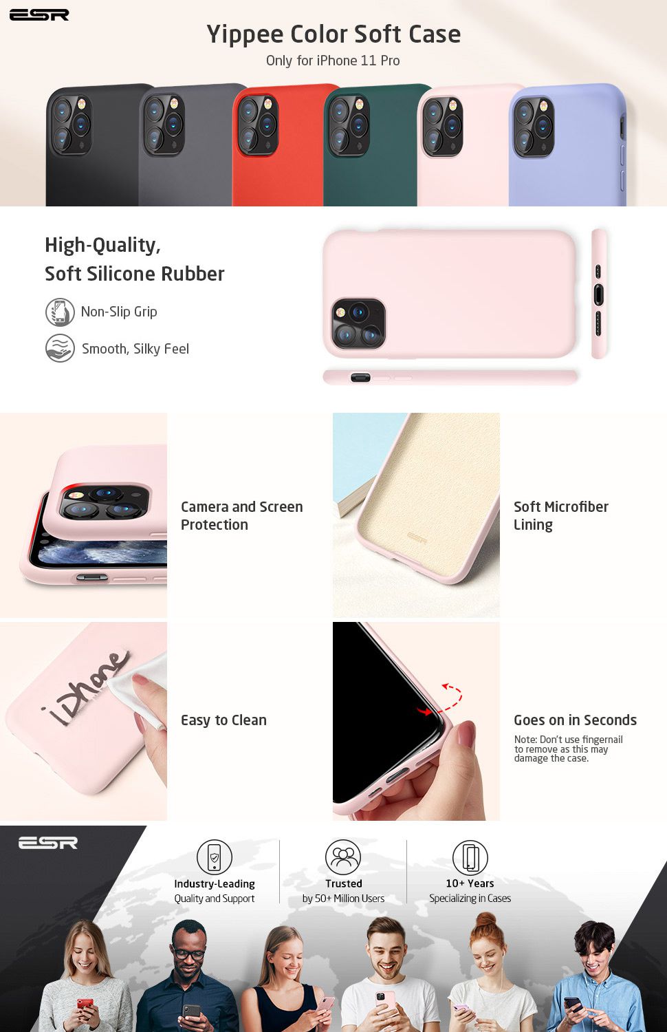 ESR Yippee Color case for iPhone 11 Pro, Gohub Shop