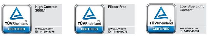 Certificare TÜV Rheinland, BenQ GW2470ML Certificare TÜV Rheinland, BenQ GW2470ML