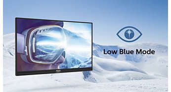 Mod LowBlue Mode pentru o productivitate care menajează ochii