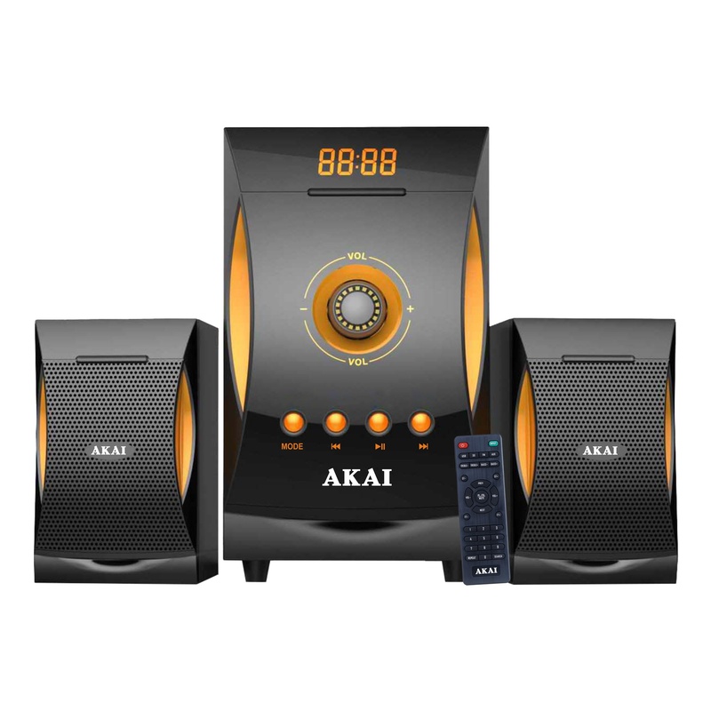 Akai SS032A-3515 configuratie 2.1 38W Bluetooth USB SD card radio FM la