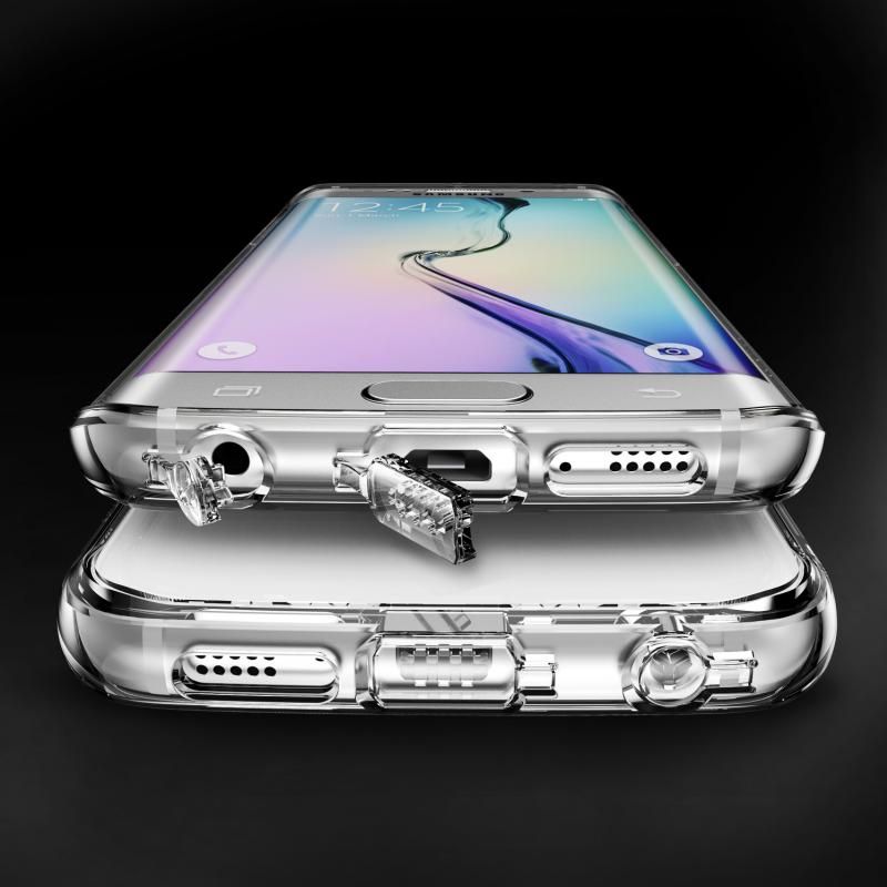 Ringke Samsung S6 Edge Plus G928 Transparent + Folie Protectie la CEL.ro