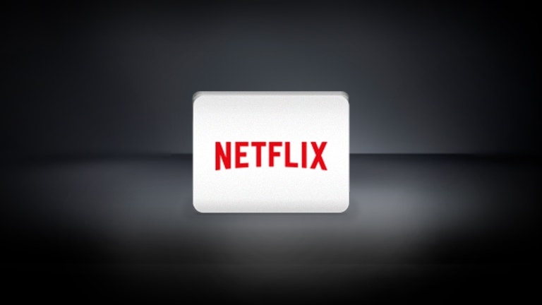 logoul Netflix sunt aranjate pe fundalul negru.