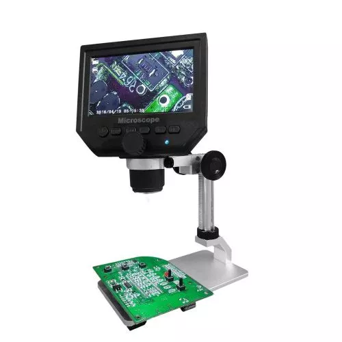 fade pay off edge Microscop digital electronic portabil cu Ecran LCD de 7 inch la CEL.ro