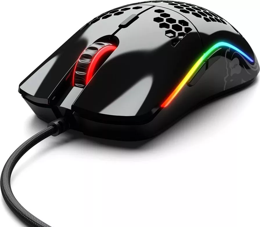 Mouse Glorious PC Gaming Race Model O Ultrausor 67g Negru Gloss GO ...