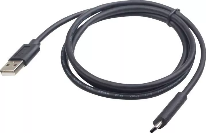 Cablu de date Gembird CC-USB2-AMCM-1M USB 2.0 - USB-C 1m Black — imaginea 4