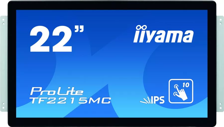 touchscreen Iiyama 22" IPS ProLite, Full HD, VGA, HDMI, DisplayPort, negru