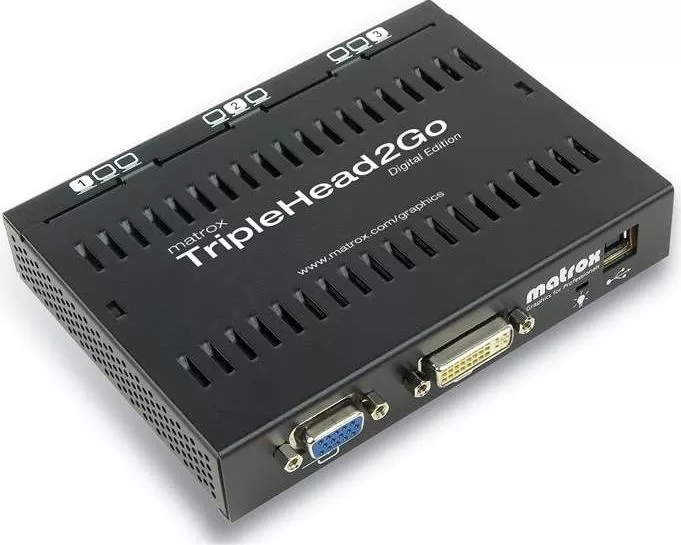 その他 Matrox TripleHead2Go Digital Edition bme6fzu TripleHead2Go DP Edition | External Multi-Display Adapter | Matrox