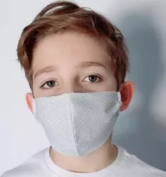 Copii bumbac anti-praf gura masca PM2.5 5 strat filtru respirator cu supapă de respirație