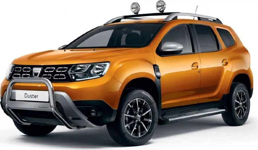 Duster Rugina Bullbar inox original DACIA DUSTER II 2018 - Prezent include ...