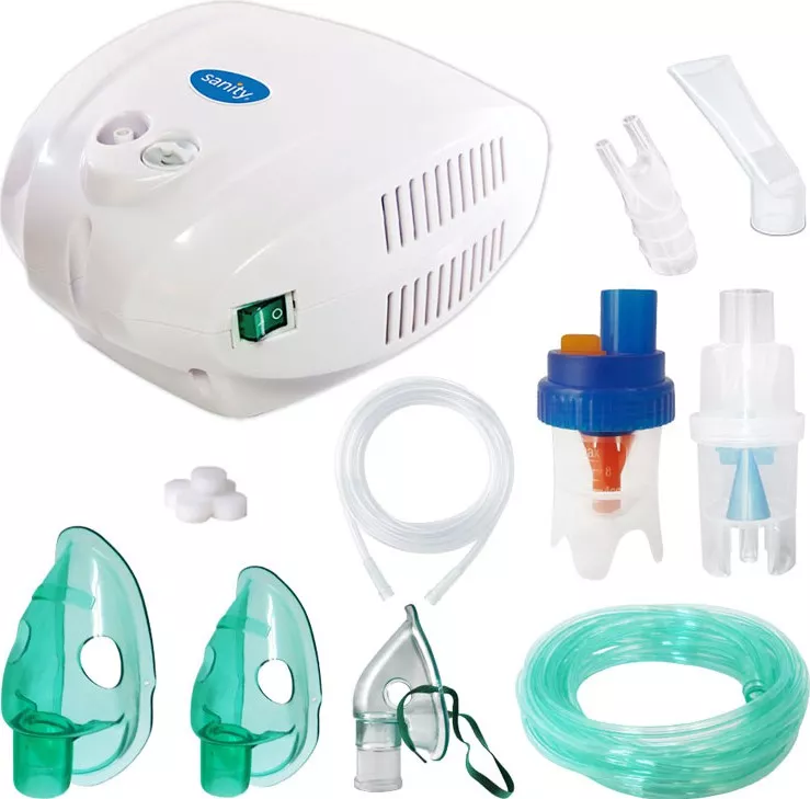 Sorrow volunteer stress Sanity Alergia Stop Inhaler PRO nebulizator cu compresor 3 masti la CEL.ro