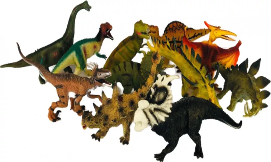 velvet Peace of mind Middle Set figurine dinozauri 12 piese multicolor 3 ani+ la CEL.ro