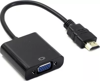 fairy Gangster hostage Cablu Adaptor HDMI tata - VGA mama 15cm Convertor HDMI la VGA la CEL.ro