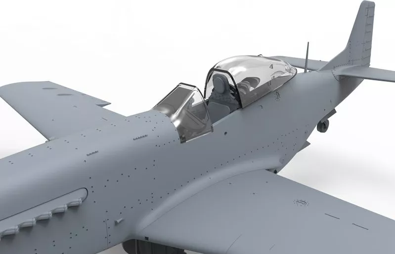 Tamiya 1:48 North American P-51D Mustang z samochodem - Tamiya 1:48