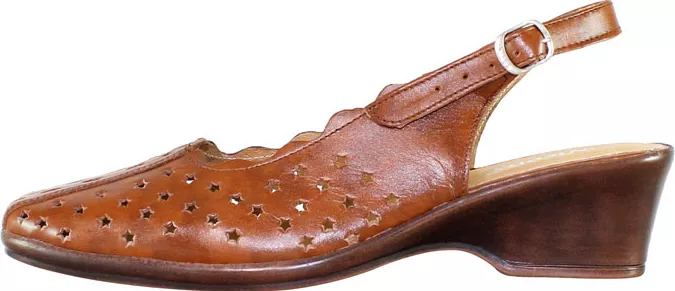 Affectionate a billion expand Pantofi cu toc dama piele naturala - Nicolis maro - Marimea 36 la CEL.ro