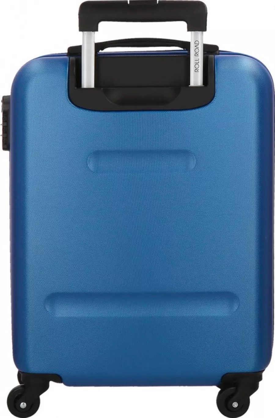 Troler ABS 55 cm 4 roti Roll Road Flex albastru