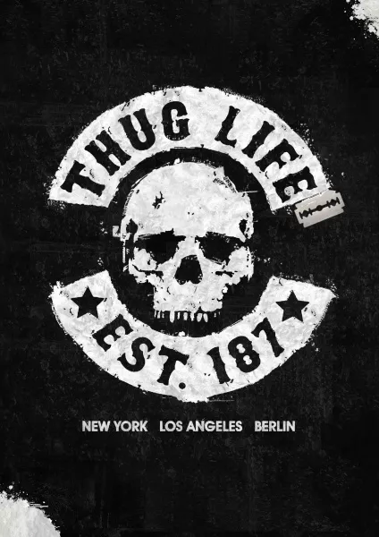 Caciula Thug Life Skull Beanie size CEL.ro