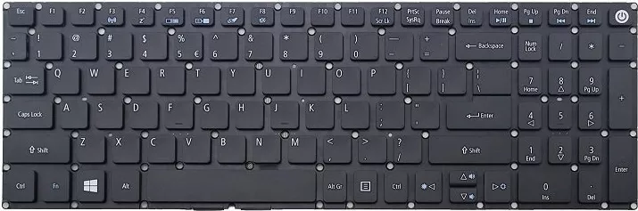 Clavier AZERTY Blanc Pour Acer Aspire F5-572G, E5-752, Etc. – Neuf Sous Blister