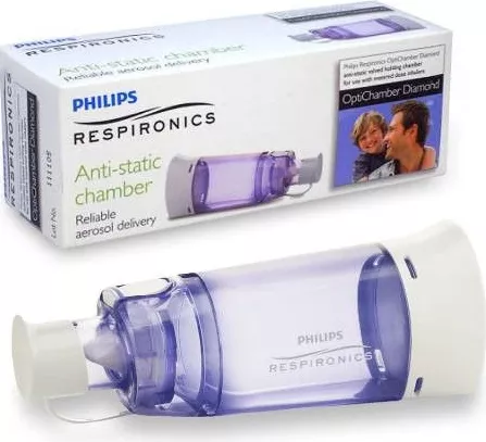 promising come conscience Philips Respironics Optichamber Diamond fara masca la CEL.ro