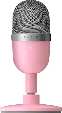 Microfon Gaming Razer Seiren Mini Compact Condenser Roz Quartz - cel.ro
