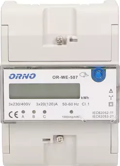 Contor trifazic Orno OR-WE-507 120A — imaginea 5