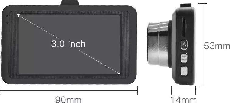 Camera Video Auto Display 3 FullHD 1080P