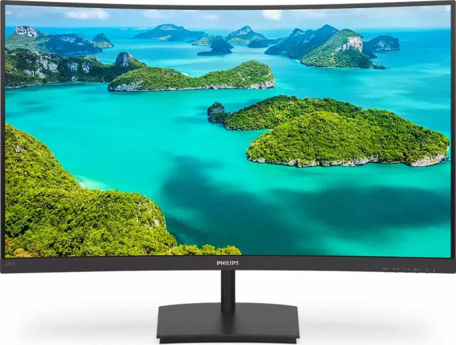 Monitor Curbat LCD 23.6 Philips 241E1SC/00 VA Full HD 75Hz 4 ms Negru