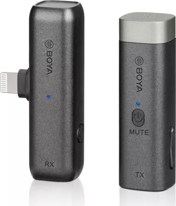 その他 BOYA BY-WM3D Wireless Microphone Sistem wireless Boya BY-WM3D cu microfon 2.4 GHz Lightning TRS 3.5mm