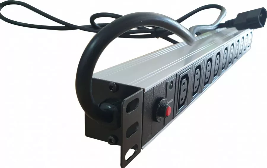 De Bara Rack Bara alimentare profesionala PDU rack 19 din aluminiu LanKATT cu 10 ...