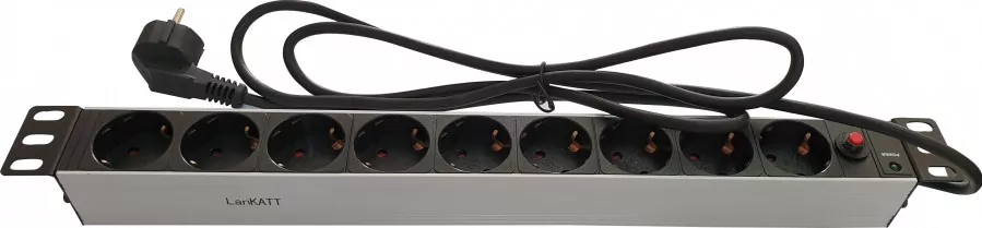 De Bara Rack Bara alimentare profesionala PDU rack 19 din aluminiu LanKATT cu 9 ...