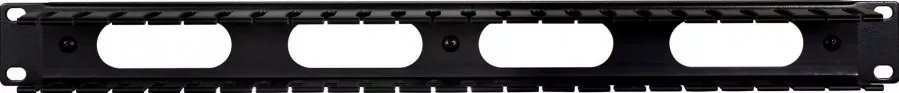 Ghidaj organizator cabluri LanKATT din PLASTIC pentru rack negru 1U ...