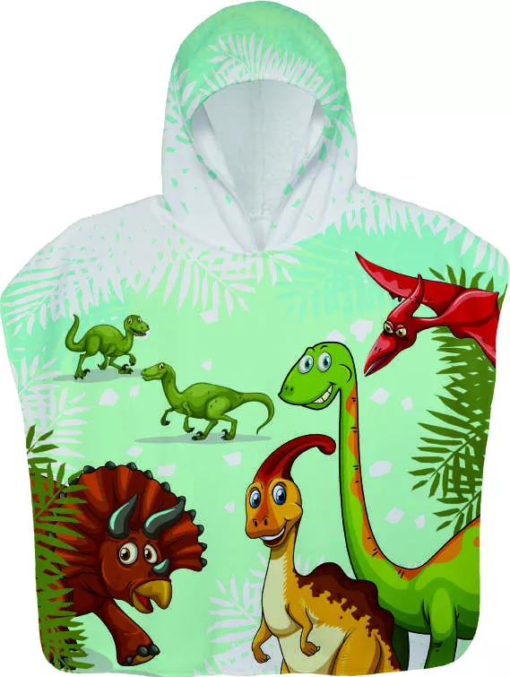 Set Plaja Copii Jurassic Poncho Prosop C9oj