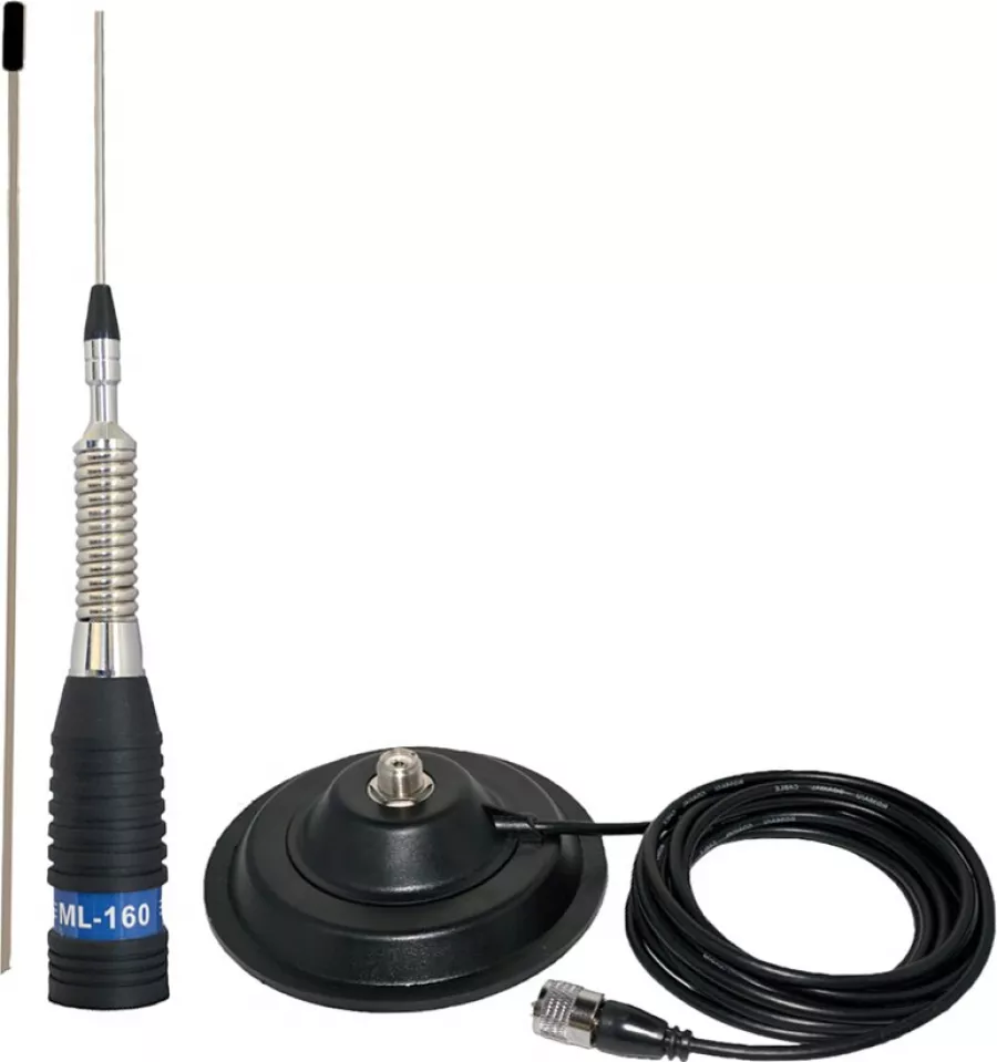 Radio CB - PNI - Escort HP 8900 ASQ - Antenne PNI Extra 48 - 4W - Écran LCD couleur 1,77 - Auto