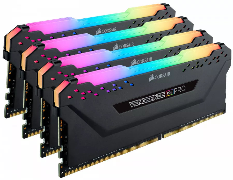 メモリー CORSAIR VENGEANCE RGB PRO 64GB DDR4 Kit RAM Corsair DDR4 64GB 3200MHz CL16 4X16GB RGB VENGEANCE PRO