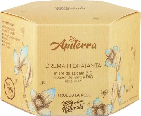 Crema hidratanta fata Apiterra 50 ml » Pret 44,75Lei • Puterea Plantelor