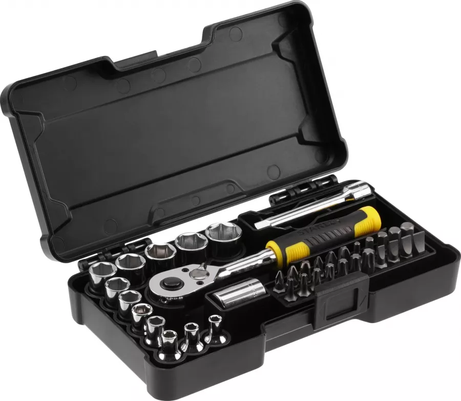 Trusa scule Stanley STMT82672-0 cheie tubulara 1/4 + 37 piese — imaginea 4