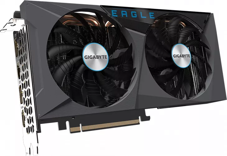 Placa video GIGABYTE NVIDIA GeForce RTX 3060 EAGLE OC LHR 12GB