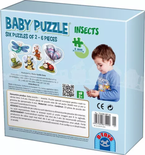 BABY PUZZLE - INSECTE DTO75420
