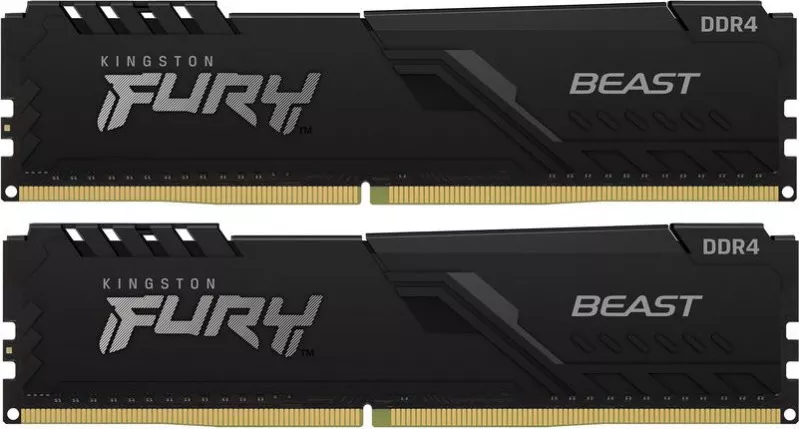 Kit RAM Kingston DDR4 32GB 3200MHz CL16 2X16GB FURY Beast