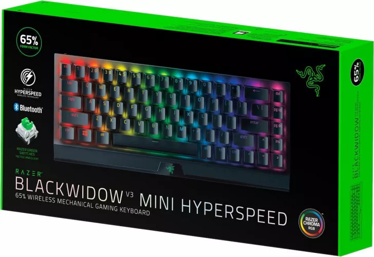 Tastatura gaming mecanica Razer BlackWidow V3 Mini wireless