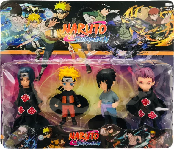 replica Crazy Confine Naruto Shippuden dimensiune 10 cm multicolor Sasuke Itachi Naruto la CEL.ro