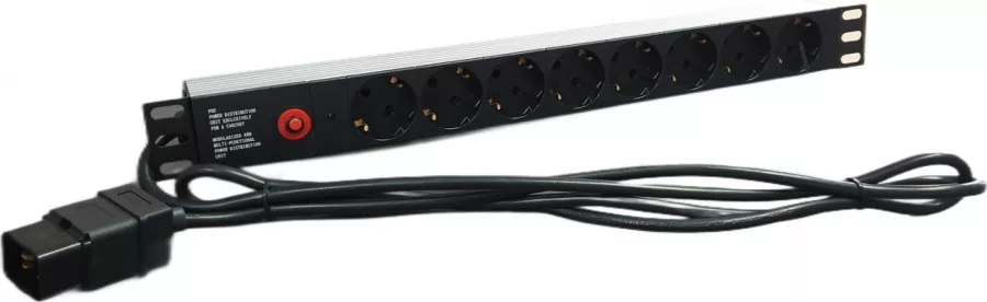 De Bara Rack Bara alimentare profesionala PDU rack 19 din aluminiu LanKATT cu 8 ...