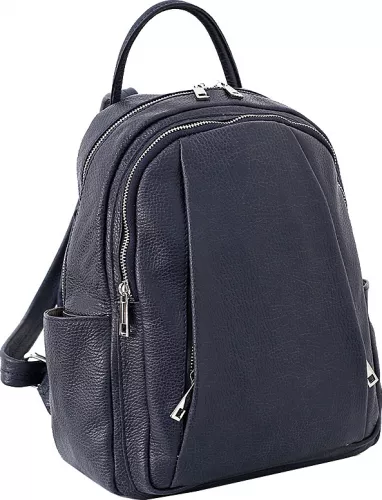Rucsac dama din piele naturala bleumarin DR137E DR137E - cel.ro