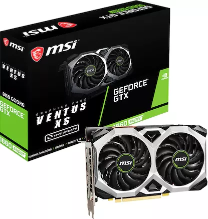 Placa video MSI NVIDIA GeForce GTX 1660 SUPER VENTUS XS 6GB GDDR6