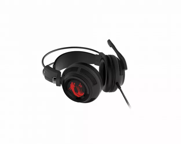 Casti Gaming MSI DS502 40mm Drivers Virtual 7.1 Surround USB - cel.ro