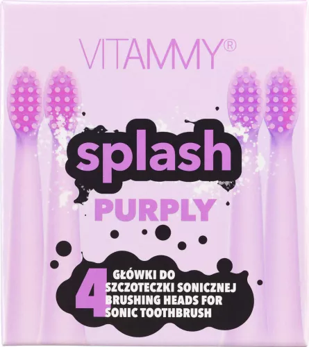 Set 4 rezerve periuta de dinti Vitammy Splash TH1811-4 Purply violet — imaginea 5